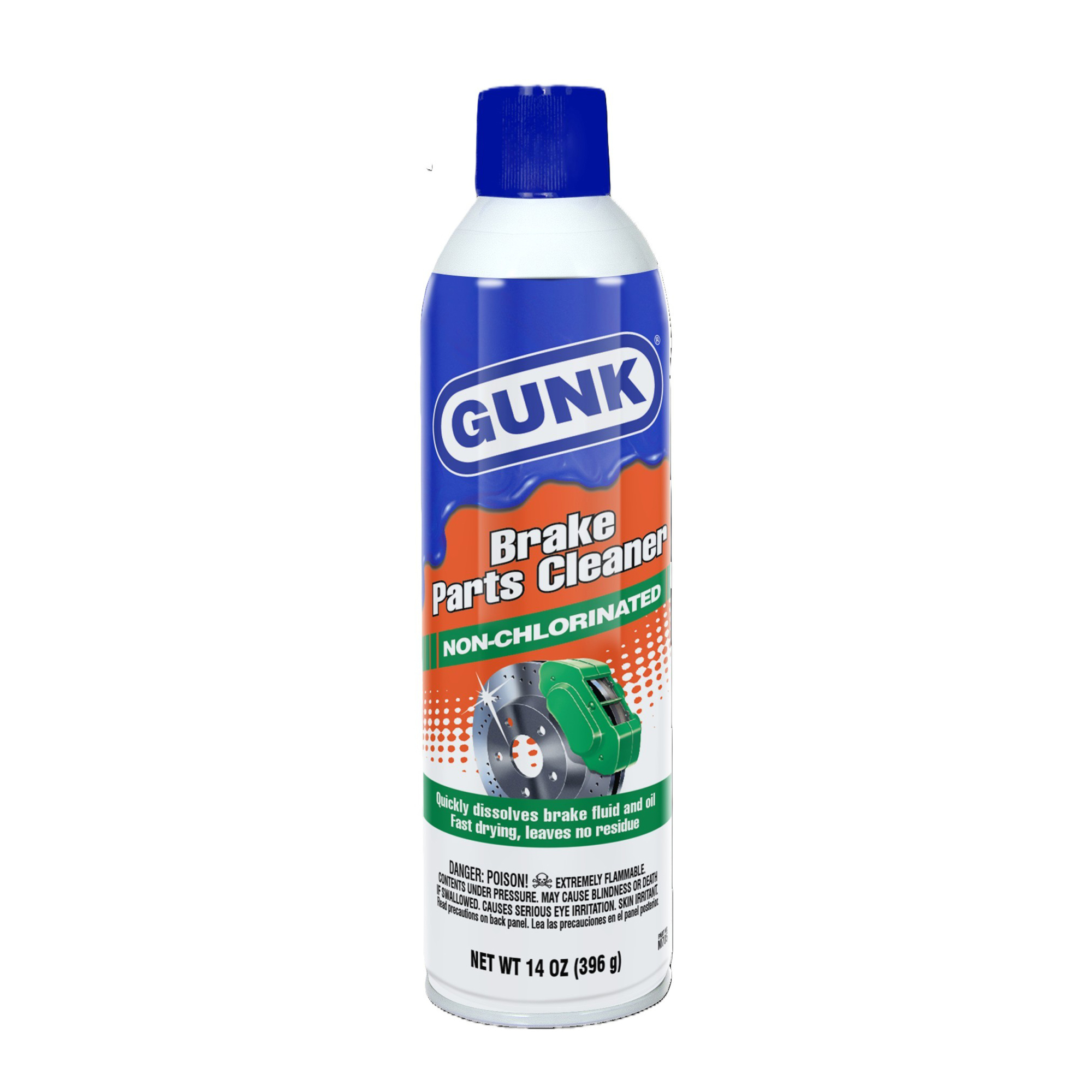 GUNK 14-Oz. Non-Chlorinated Brake Cleaner, Model# M705